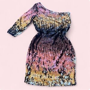 Bebe sequin mini dress
